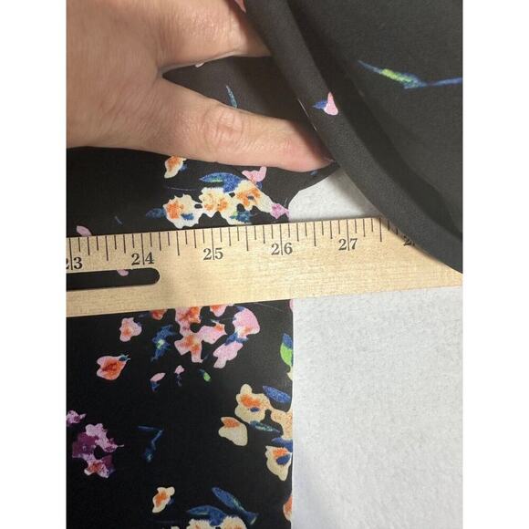 UMGEE Black Cream Open Top S M Oversized Boho Peasant Lace - Picture 7 of 8